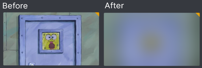 Blur Overlay Example